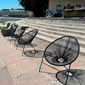 Садовый стул Acapulco Chair чёрный