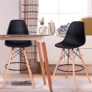 Стул барный Eames черный