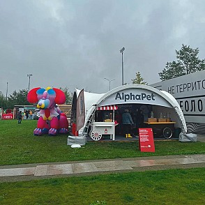 Арочный шатер 8х8м