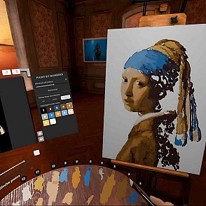 Картина масляными красками VR