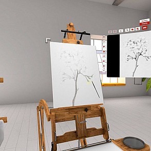Картина масляными красками VR