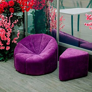 Кресло Velvet Purple Pouf