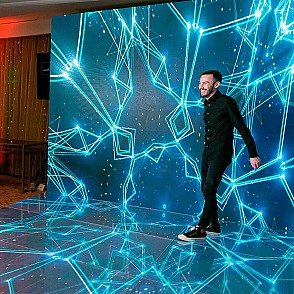 Прямая светодиодная фотозона 3х2,5