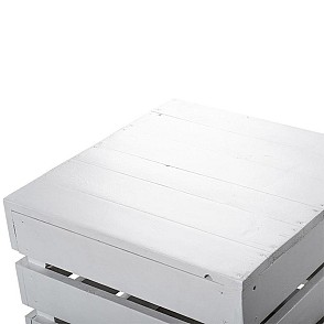 Стол из паллет Cube White