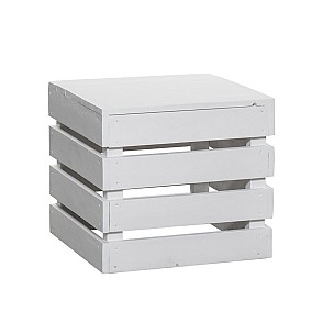 Стол из паллет Cube White